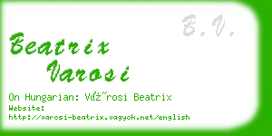 beatrix varosi business card